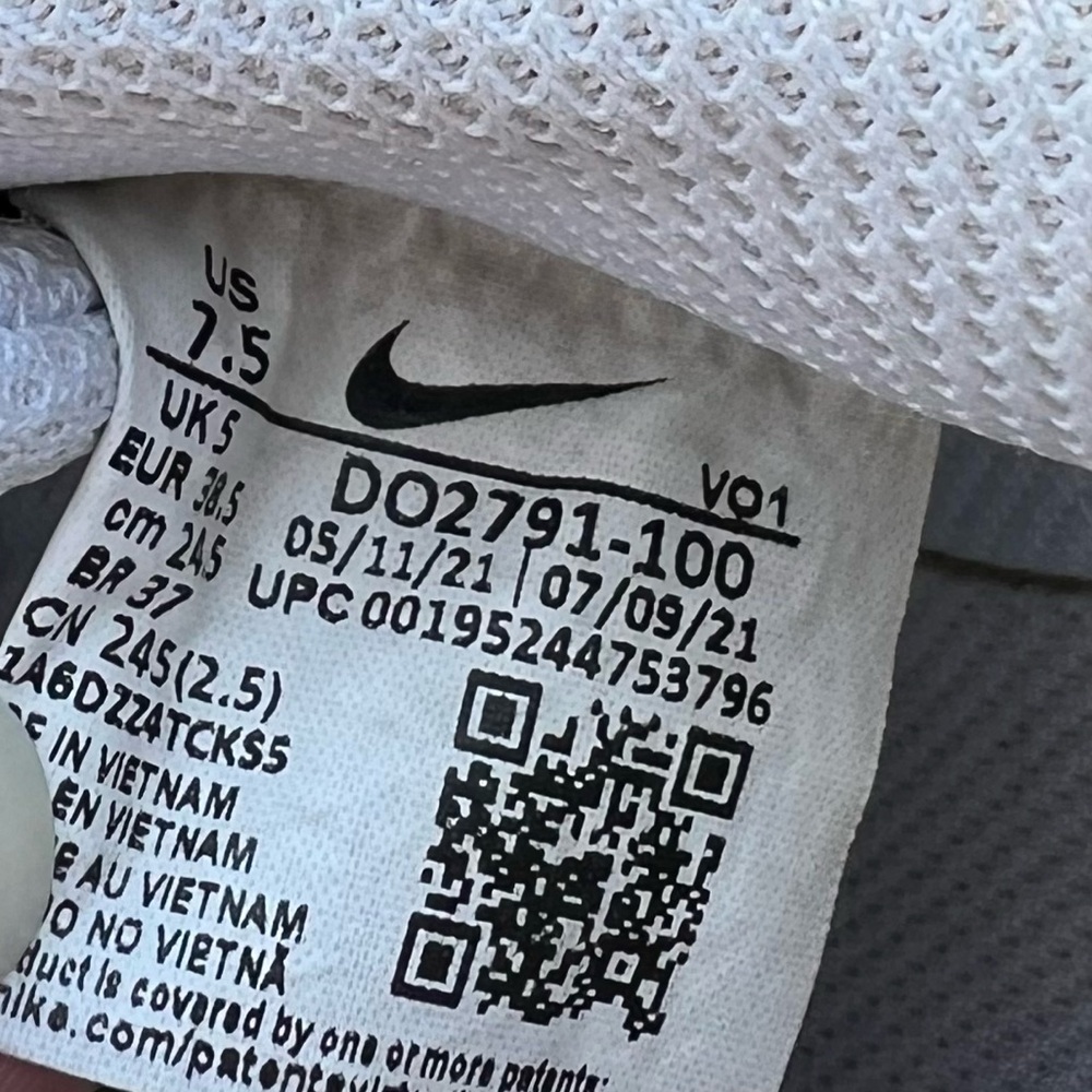 Nike Women's Court Vision Alta 'White/Leopard' Print Platform Sneakers Size 7.5 - Picture 14 of 14
